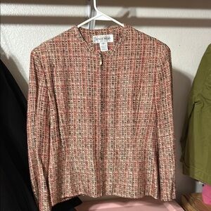 JONES WEAR ladies zip up blazer size 12